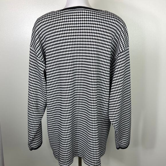 French Navy 1/4 Zip-Up Oversized Cardigan Plz read sizing descrip & measurements - Picture 8 of 9